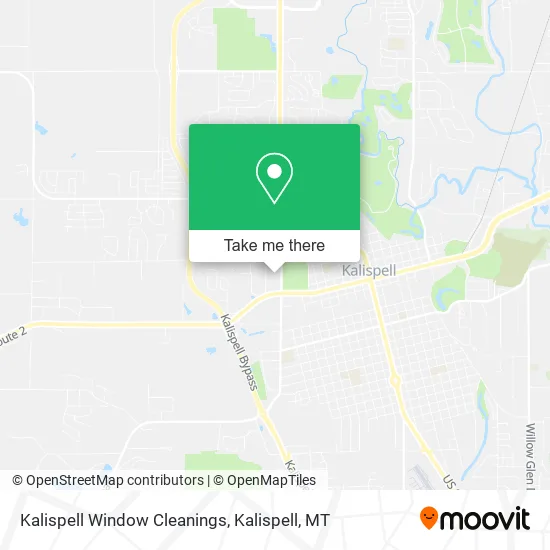 Kalispell Window Cleanings map