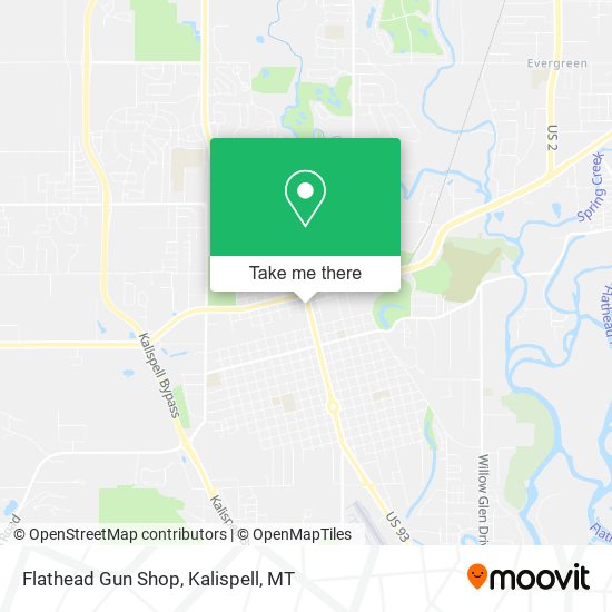 Mapa de Flathead Gun Shop