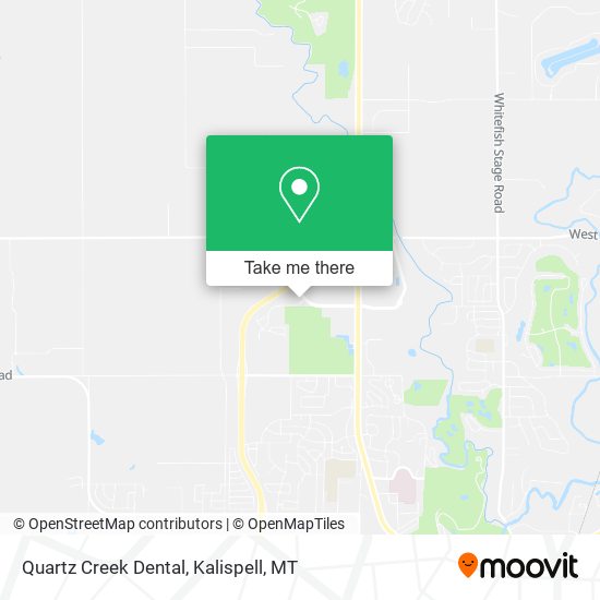 Mapa de Quartz Creek Dental