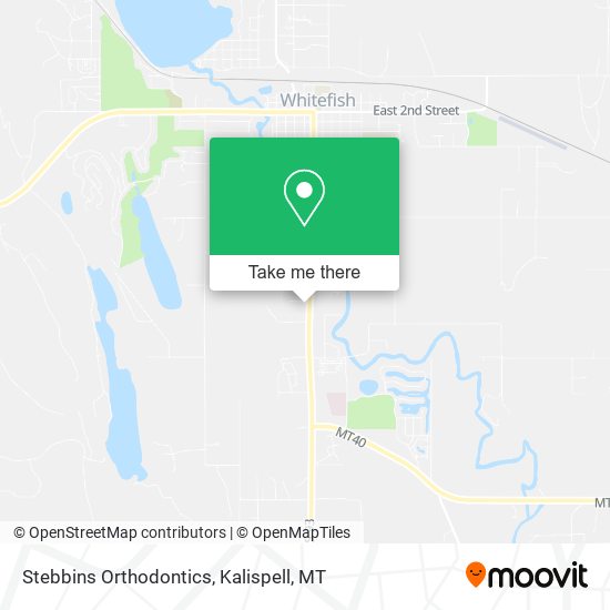 Stebbins Orthodontics map