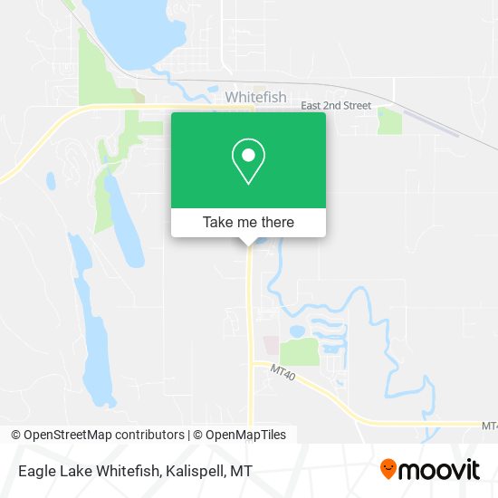 Eagle Lake Whitefish map