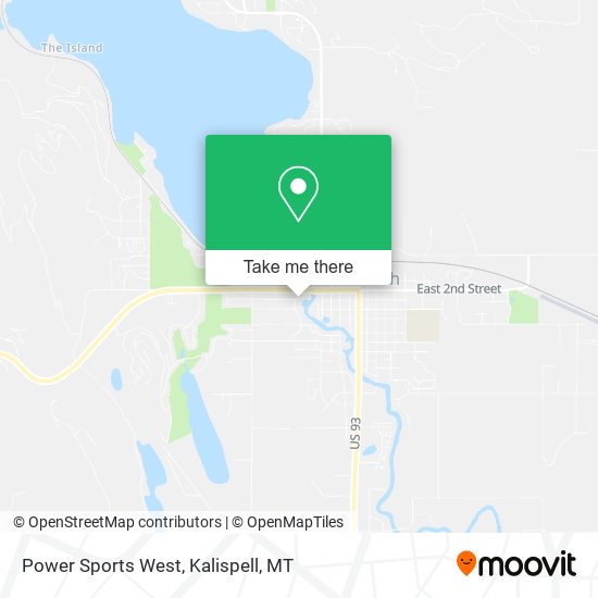 Mapa de Power Sports West