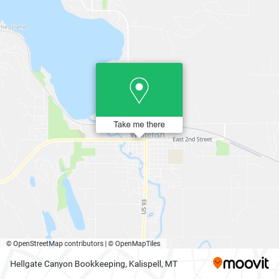 Hellgate Canyon Bookkeeping map