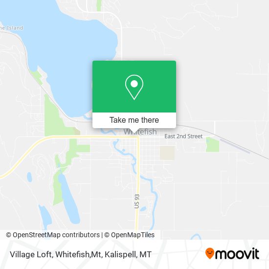 Village Loft, Whitefish,Mt map