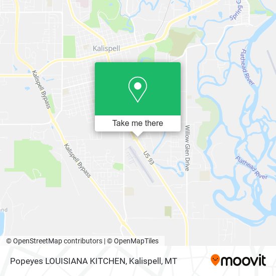 Mapa de Popeyes LOUISIANA KITCHEN