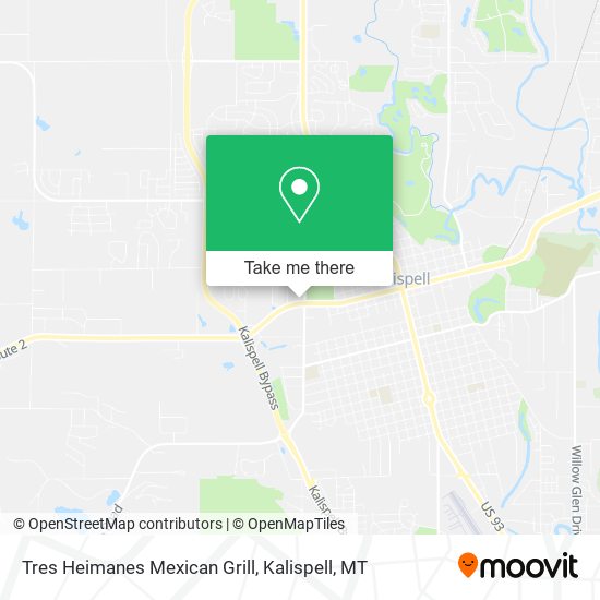 Tres Heimanes Mexican Grill map