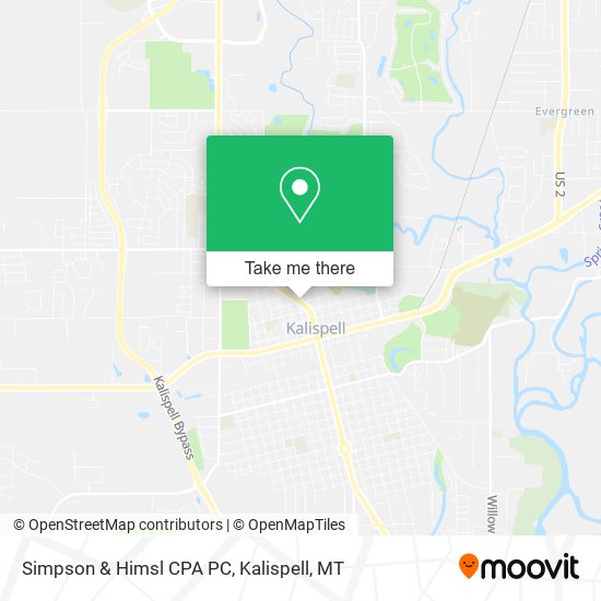 Mapa de Simpson & Himsl CPA PC