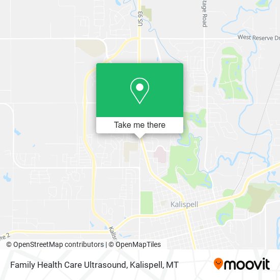 Family Health Care Ultrasound map