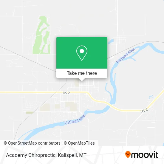 Academy Chiropractic map
