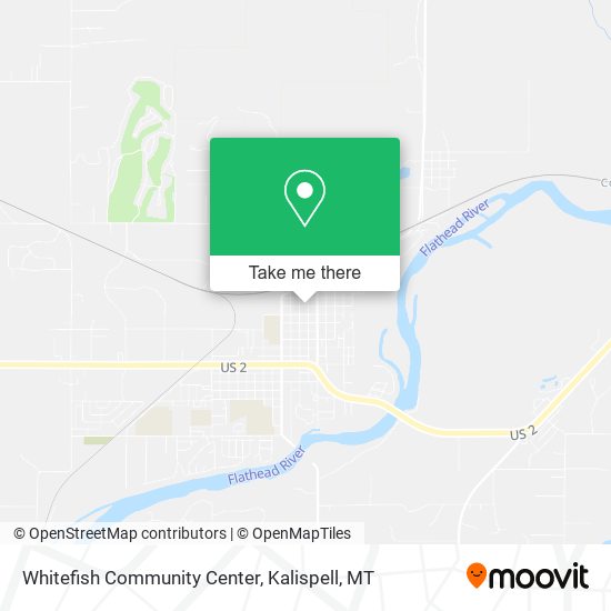 Whitefish Community Center map