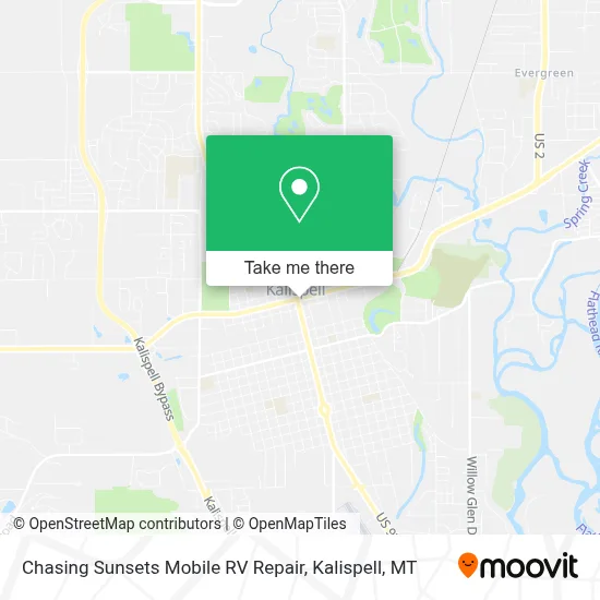 Chasing Sunsets Mobile RV Repair map