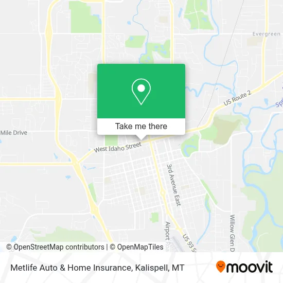 Metlife Auto & Home Insurance map