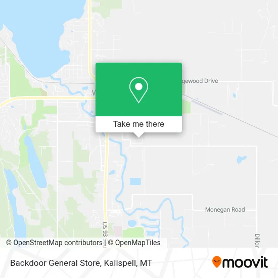 Backdoor General Store map