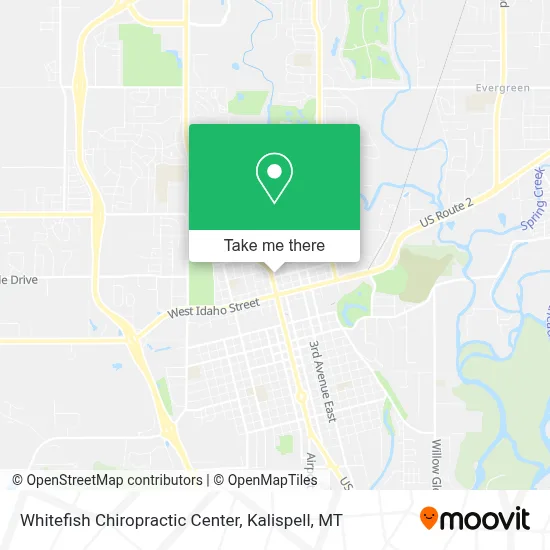 Whitefish Chiropractic Center map