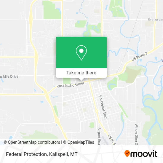 Federal Protection map