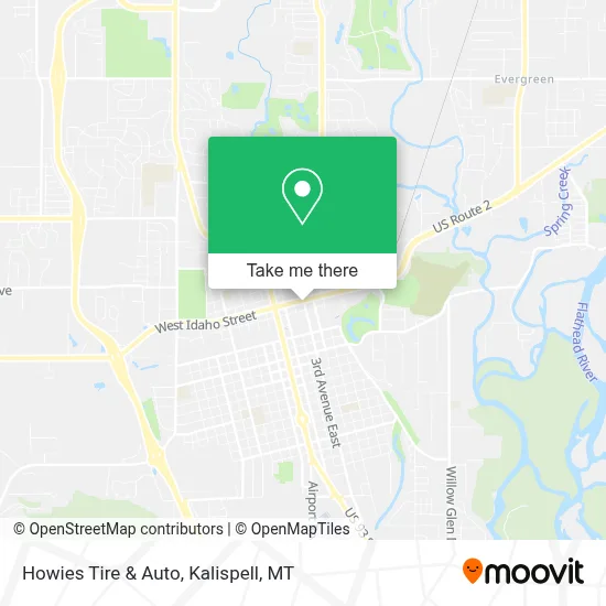 Howies Tire & Auto map