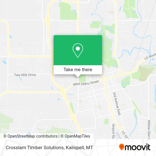 Crosslam Timber Solutions map