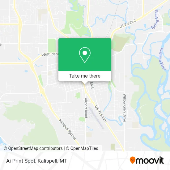 Ai Print Spot map