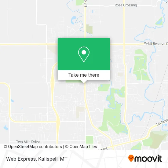 Web Express map