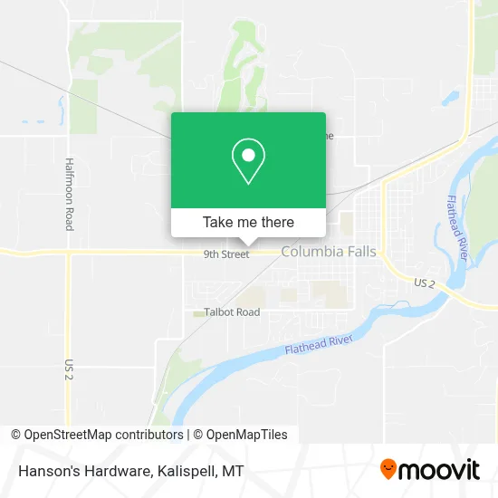 Hanson's Hardware map