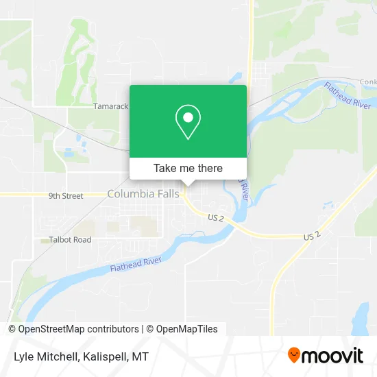 Lyle Mitchell map