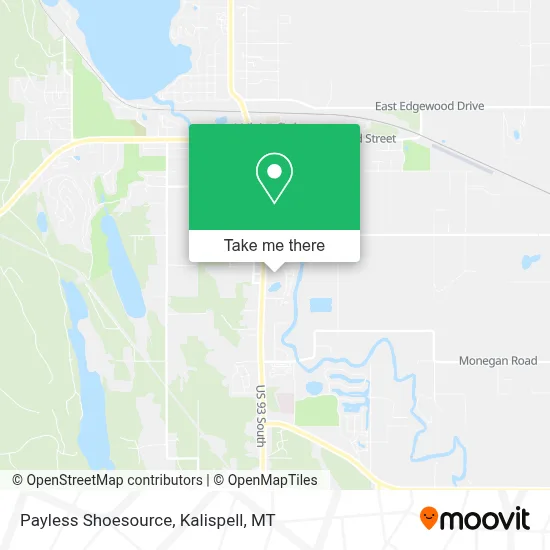 Payless Shoesource map