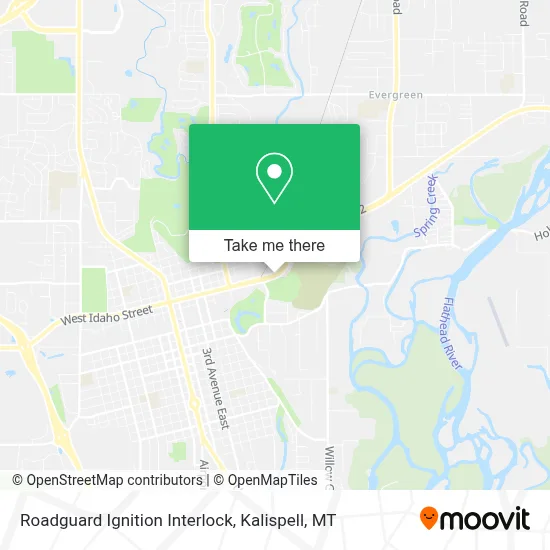 Roadguard Ignition Interlock map