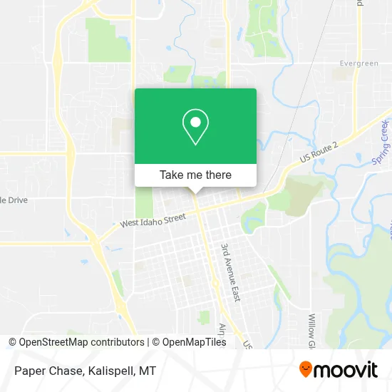 Paper Chase map