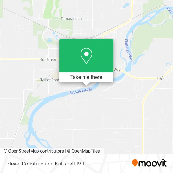 Plevel Construction map