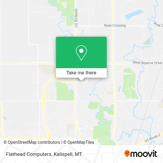 Flathead Computers map