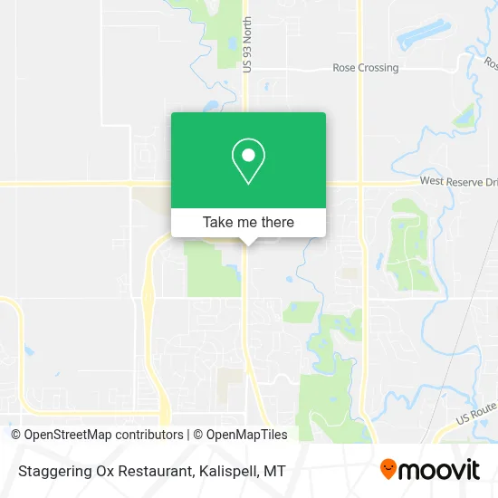 Staggering Ox Restaurant map
