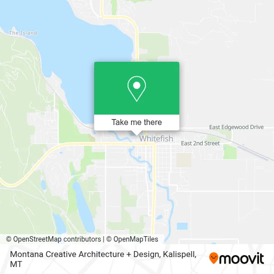 Montana Creative Architecture + Design map