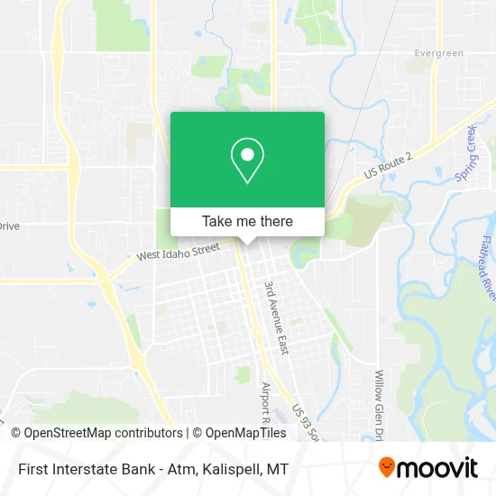 First Interstate Bank - Atm map