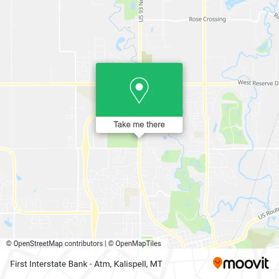 First Interstate Bank - Atm map