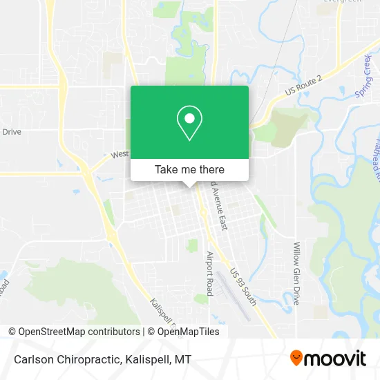 Carlson Chiropractic map