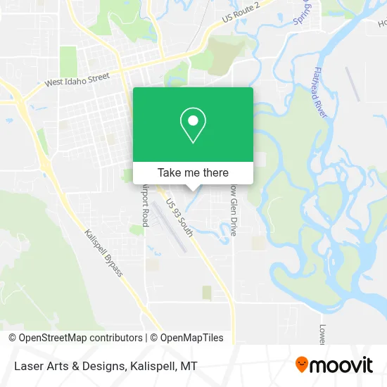 Laser Arts & Designs map