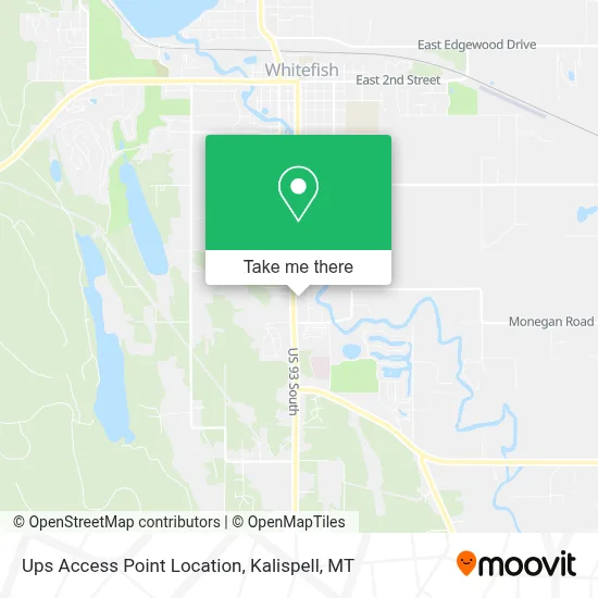 Ups Access Point Location map