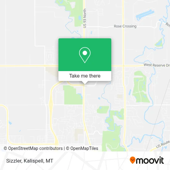 Sizzler map