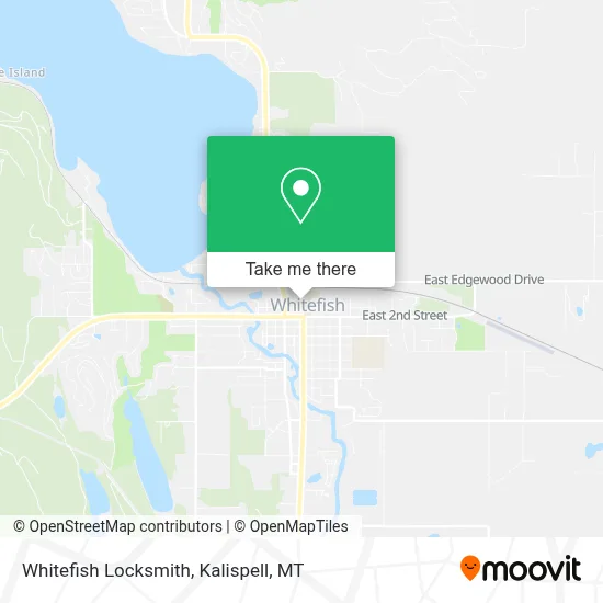 Whitefish Locksmith map