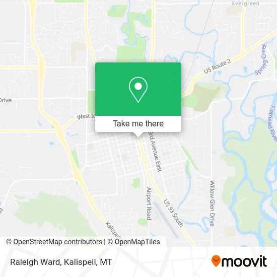 Raleigh Ward map
