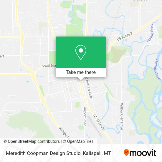 Meredith Coopman Design Studio map