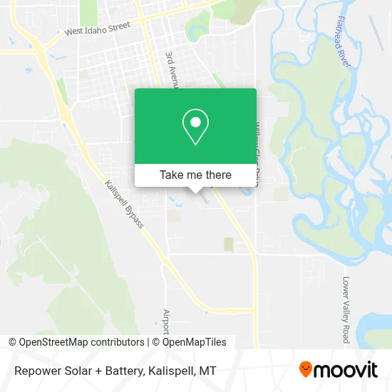 Repower Solar + Battery map
