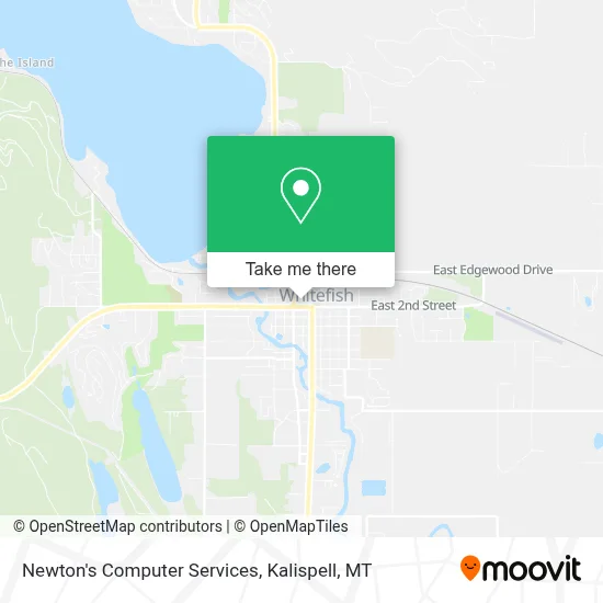Newton's Computer Services map