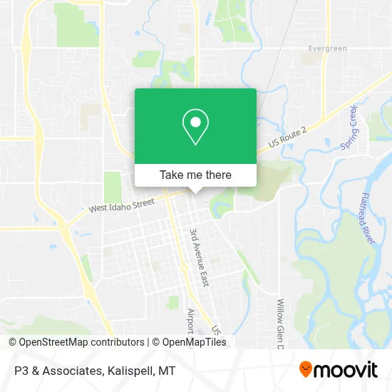 P3 & Associates map