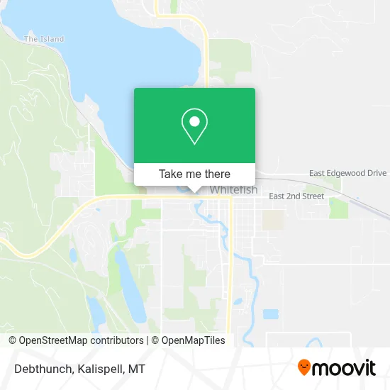 Debthunch map