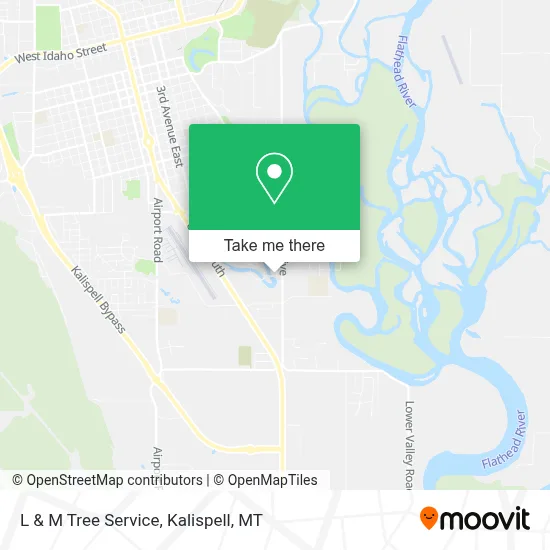 L & M Tree Service map