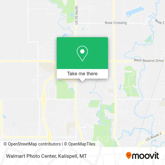 Walmart Photo Center map