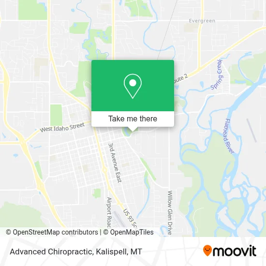 Advanced Chiropractic map