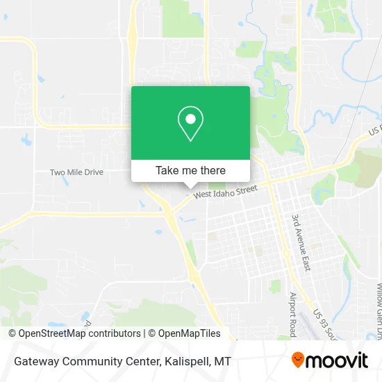 Gateway Community Center map
