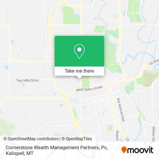 Cornerstone Wealth Management Partners, Pc map